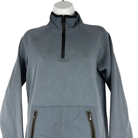 Old Navy Active Dynamic Fleece Mock Neck Pullover XL 4 Way Stretch Sweatshirt - Picture 3 of 7